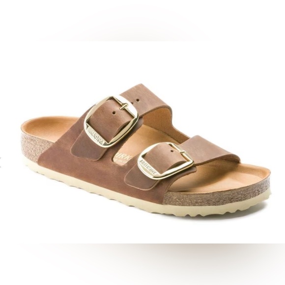 NEW Birkenstock Big Buckle Arizona | cognac - Picture 8 of 8